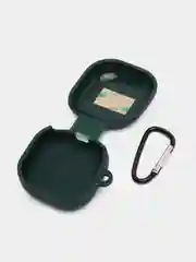 Зеленый чехол на Samsung Galaxy Buds 2/Live/Pro/2 Pro/FE для наушников КАРТОФАН силикон матовый