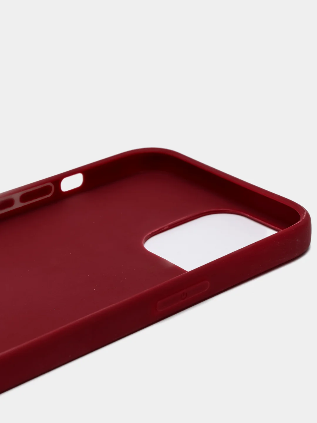 Багровый чехол на айфон / iPhone 12 / iPhone 12 Pro / iPhone 12 Pro Max / iPhone 12 mini