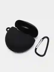 Черный чехол на Huawei FreeBuds 4 / 4E для беспроводных наушников КАРТОФАН силиконовый матовый