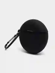 Черный чехол на Huawei FreeBuds 4 / 4E для беспроводных наушников КАРТОФАН силиконовый матовый