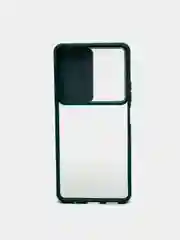 Лайм чехол для Xiaomi Redmi NOTE 10 pro с задвижным окном для защиты камеры