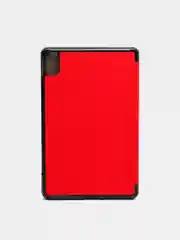 Красный чехол-книжка для планшета Huawei MatePad 10.4 2022, Honor Pad V6 из экокожи КАРТОФАН