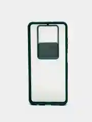 Тёмно-зелёный чехол для Xiaomi POCO X3 / POCO X3 PRO с задвижным окном для защиты камеры