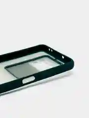 Тёмно-зелёный чехол для Xiaomi POCO X3 / POCO X3 PRO с задвижным окном для защиты камеры