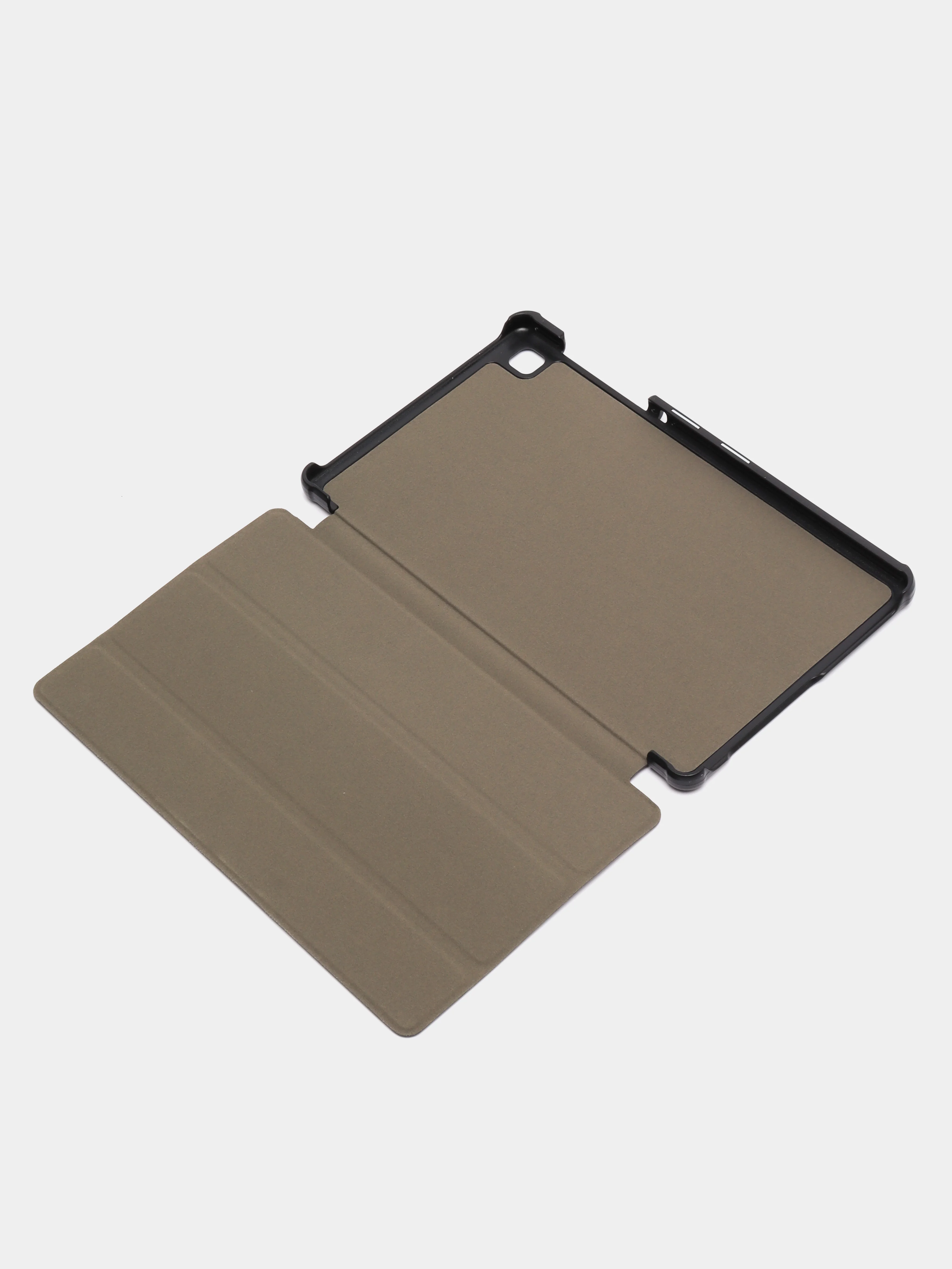 Серый чехол-книжка КАРТОФАН для планшета Samsung Tab A7 Lite 8.7" (2021) с функцией подставки