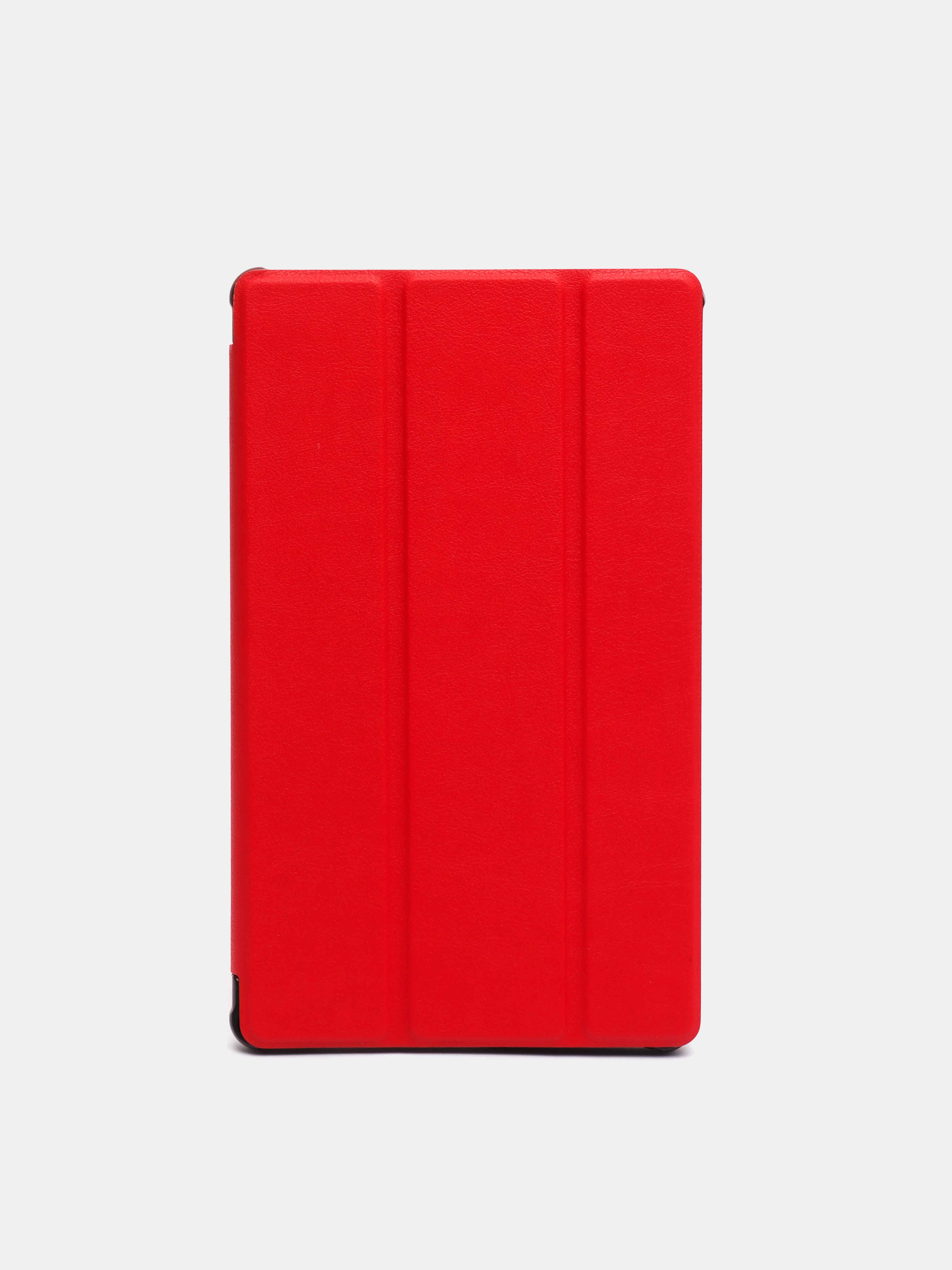 Красный чехол-книжка КАРТОФАН для планшета Samsung Tab A7 Lite 8.7" (2021) с функцией подставки