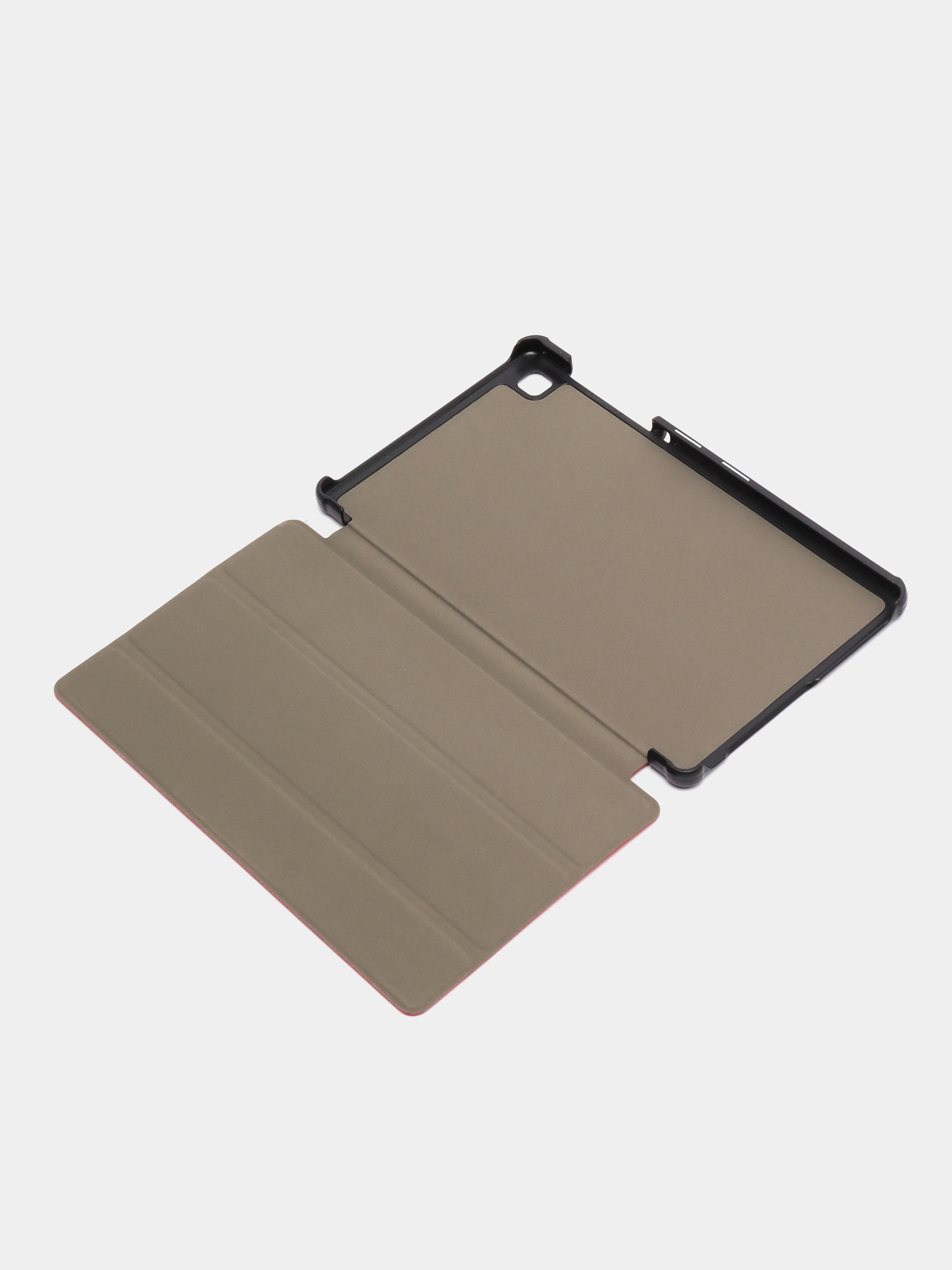Красный чехол-книжка КАРТОФАН для планшета Samsung Tab A7 Lite 8.7" (2021) с функцией подставки