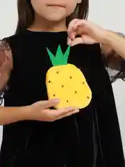 Желтый кошелек для девочки, детский