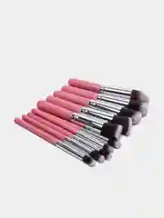 Розовый косметических набор кистей для макияжа, 10 штук