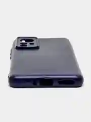Синий чехол с защитой камерой и бархатом внутри Xiaomi 12X / XIAOMI 12