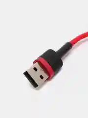 Багровый кабель Baseus Premium Cafule Cable (2.4A, USB/Lightning для Apple iPhone)