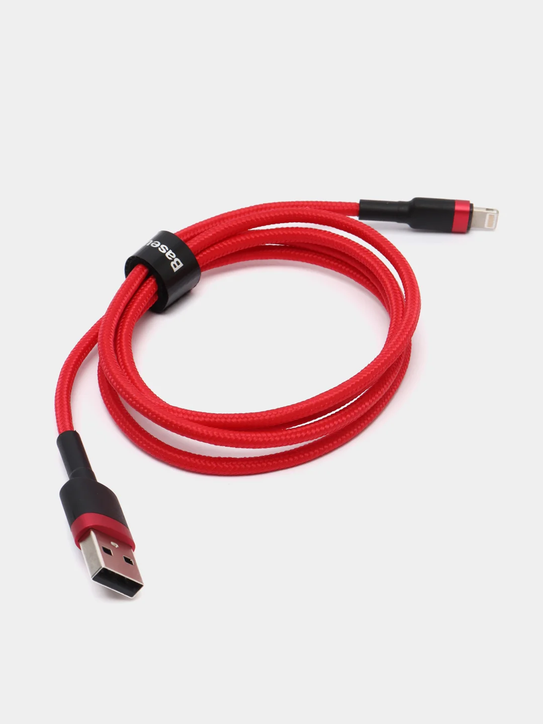 Багровый кабель Baseus Premium Cafule Cable (2.4A, USB/Lightning для Apple iPhone)