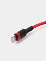 Багровый кабель Baseus Premium Cafule Cable (2.4A, USB/Lightning для Apple iPhone)