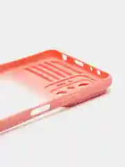 Фуксия чехол для Xiaomi Redmi NOTE 10 pro с задвижным окном для защиты камеры