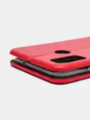 Красный чехол книжка Huawei Honor 9X Lite, Хуавей Хонор 9Х Лайт