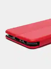 Красный чехол книжка Huawei Honor 9X Lite, Хуавей Хонор 9Х Лайт
