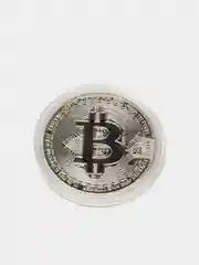 Серебряный bitcoin Сувенирная Монета Биткоин