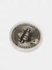 Серебряный bitcoin Сувенирная Монета Биткоин