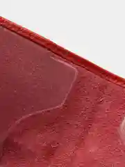 Коралловый обложка для паспорта из натуральной кожи