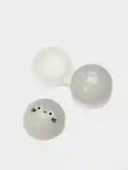 Серебряный контейнер для хранения линз