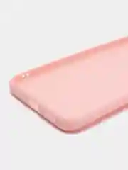 Розовый чехол для Xiaomi Redmi 9С силиконовый матовый однотонный