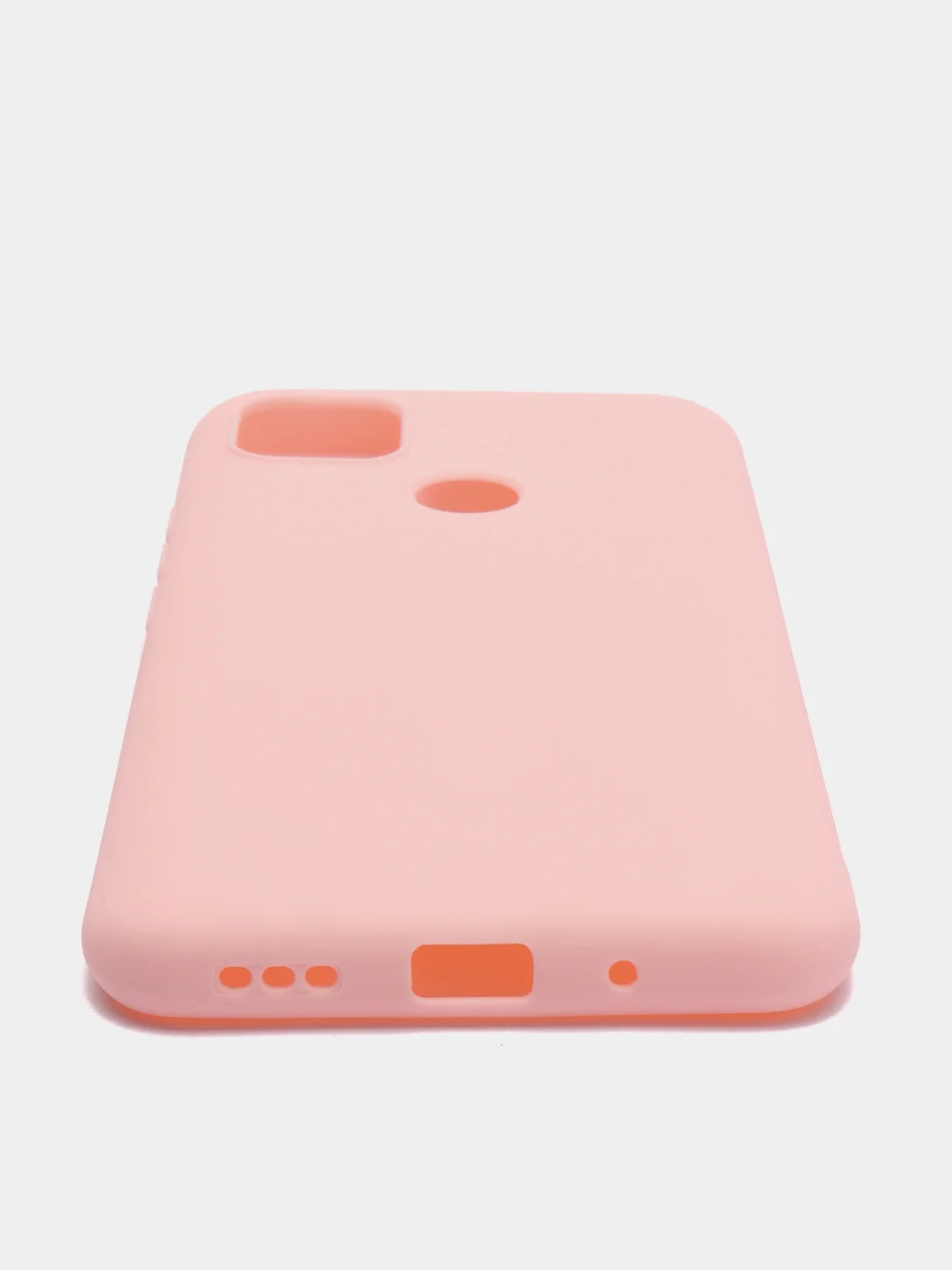 Розовый чехол для Xiaomi Redmi 9С силиконовый матовый однотонный