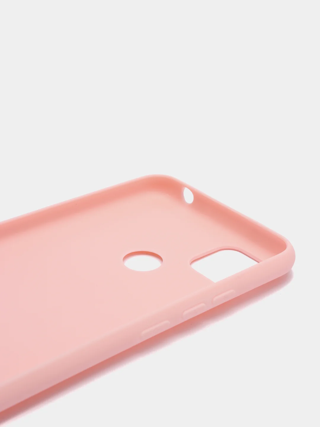 Розовый чехол для Xiaomi Redmi 9С силиконовый матовый однотонный
