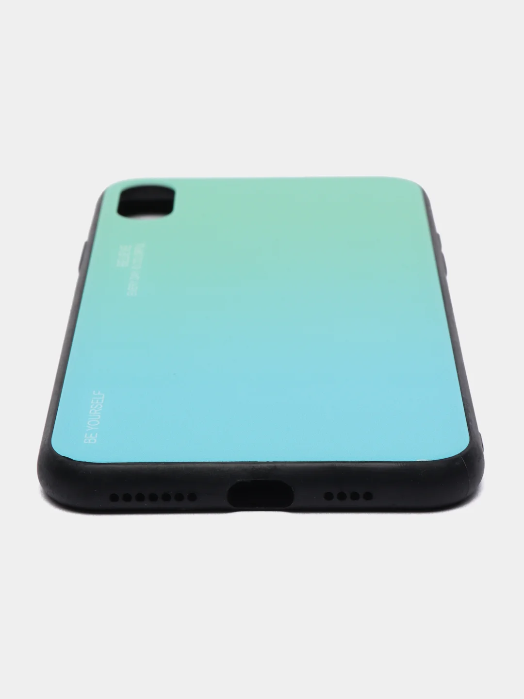 Бирюзовый чехол для iPhone XS Max, из закалённого стекла, 7 цветов