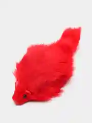 Красный игрушка для кошек и котят Мышь-погремушка натуральный мех, разные цвета