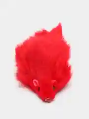 Красный игрушка для кошек и котят Мышь-погремушка натуральный мех, разные цвета
