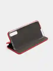 Красный чехол книжка Huawei Y8P / Honor 30i, Хуавей У8П / Хонор 30ай
