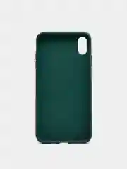 Зеленый чехол силиконовый, матовый, мягкий для Айфон iPhone XSMax / 11 / 11 Pro /  11 Pro Max / 12