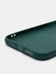 Зеленый чехол силиконовый, матовый, мягкий для Айфон iPhone XSMax / 11 / 11 Pro /  11 Pro Max / 12