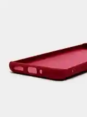 Бордовый чехол с защитой камерой и бархатом внутри Xiaomi 12X / XIAOMI 12