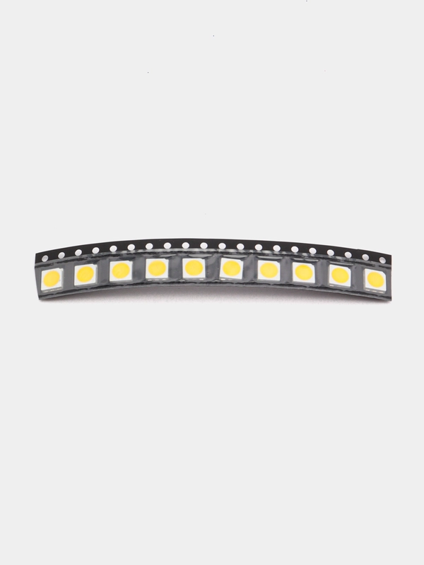 50 штук Светодиод SMD 5050 белый тёплый (3000-3500)14-16LM