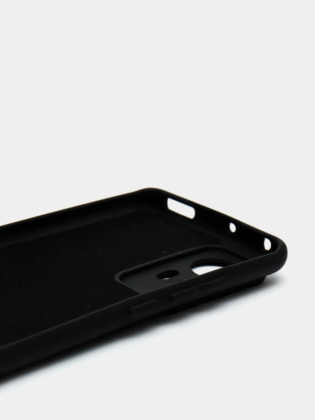 Черный чехол с защитой камерой и бархатом внутри Xiaomi 12X / XIAOMI 12