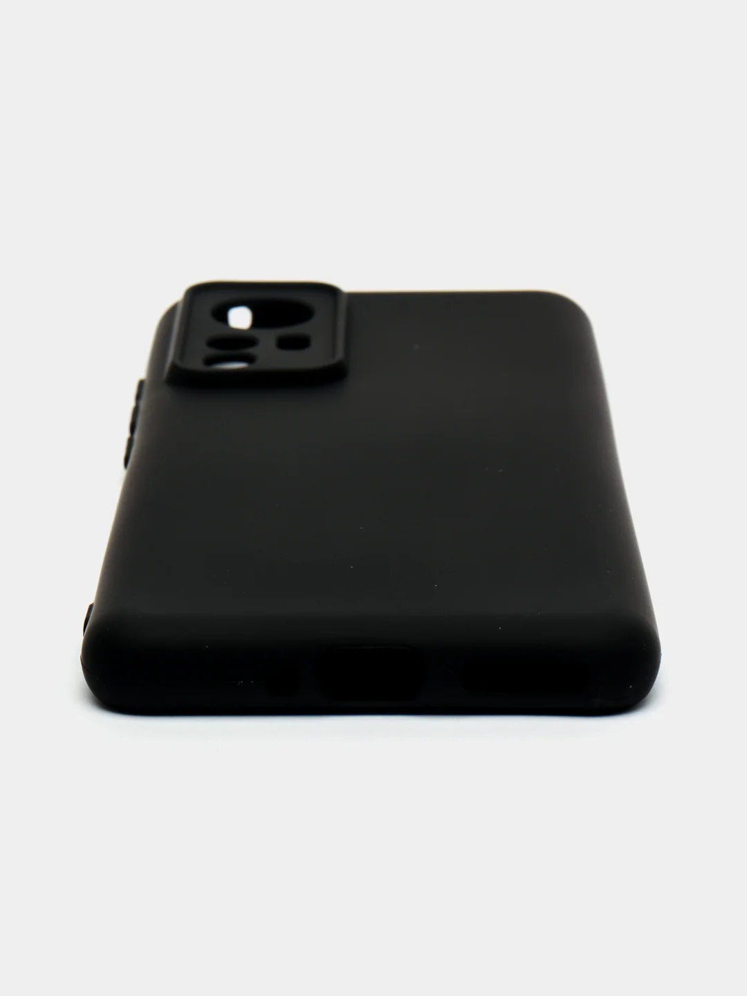 Черный чехол с защитой камерой и бархатом внутри Xiaomi 12X / XIAOMI 12