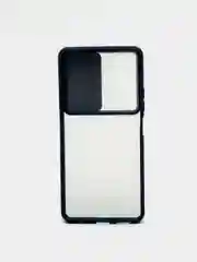 Темно-синий чехол для Xiaomi Redmi NOTE 10 pro с задвижным окном для защиты камеры