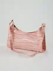 Розовый женская сумка-багет