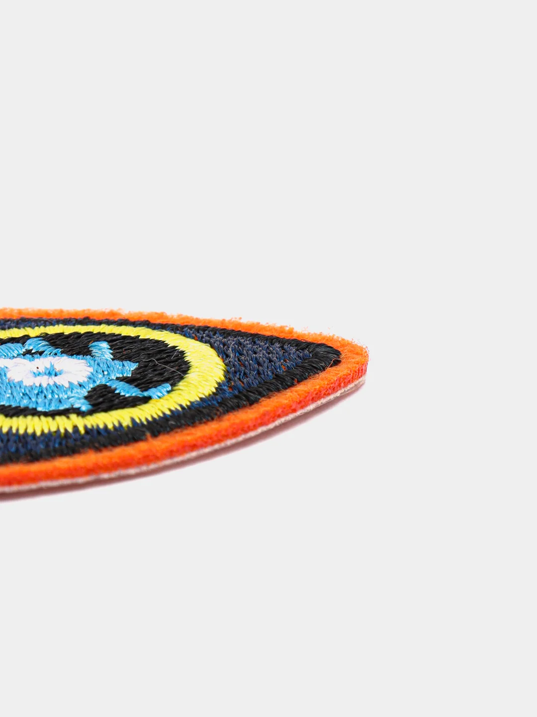 Синий термоаппликация тканевая