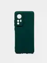 Зеленый чехол с защитой камерой и бархатом внутри Xiaomi 12X / XIAOMI 12