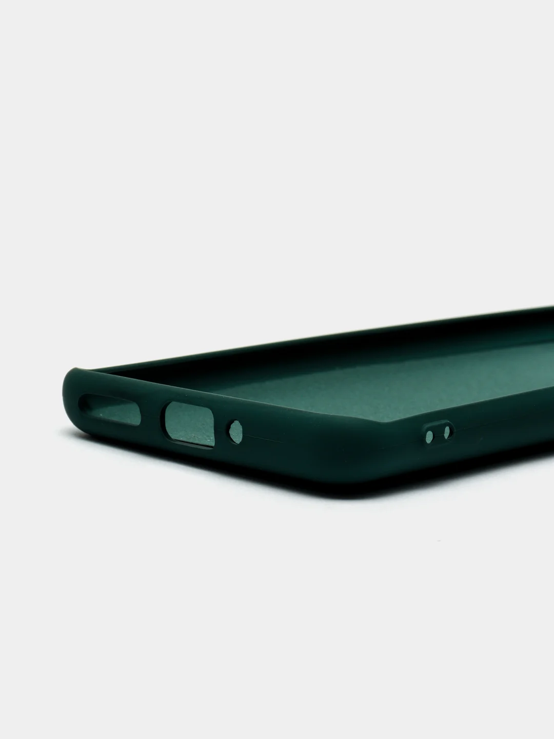 Зеленый чехол с защитой камерой и бархатом внутри Xiaomi 12X / XIAOMI 12