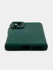 Зеленый чехол с защитой камерой и бархатом внутри Xiaomi 12X / XIAOMI 12