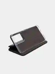 Черный чехол книжка Samsung Galaxy S21 Ultra, Самсунг Галакси С21 Ультра