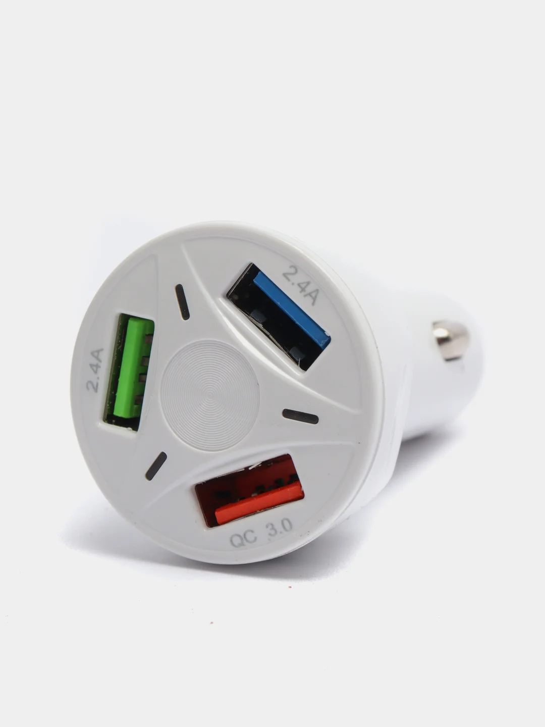 Автомобильное зарядное устройство на 3*USB (QC3.0, 7000mA) (факт. 2100мА)