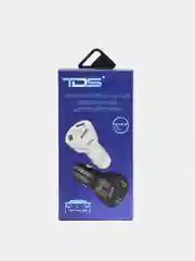 Автомобильное зарядное устройство на 3*USB (QC3.0, 7000mA) (факт. 2100мА)