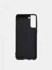 Черный чехол силиконовый для Samsung S21 / Samsung S21 Plus / S21 Ultra