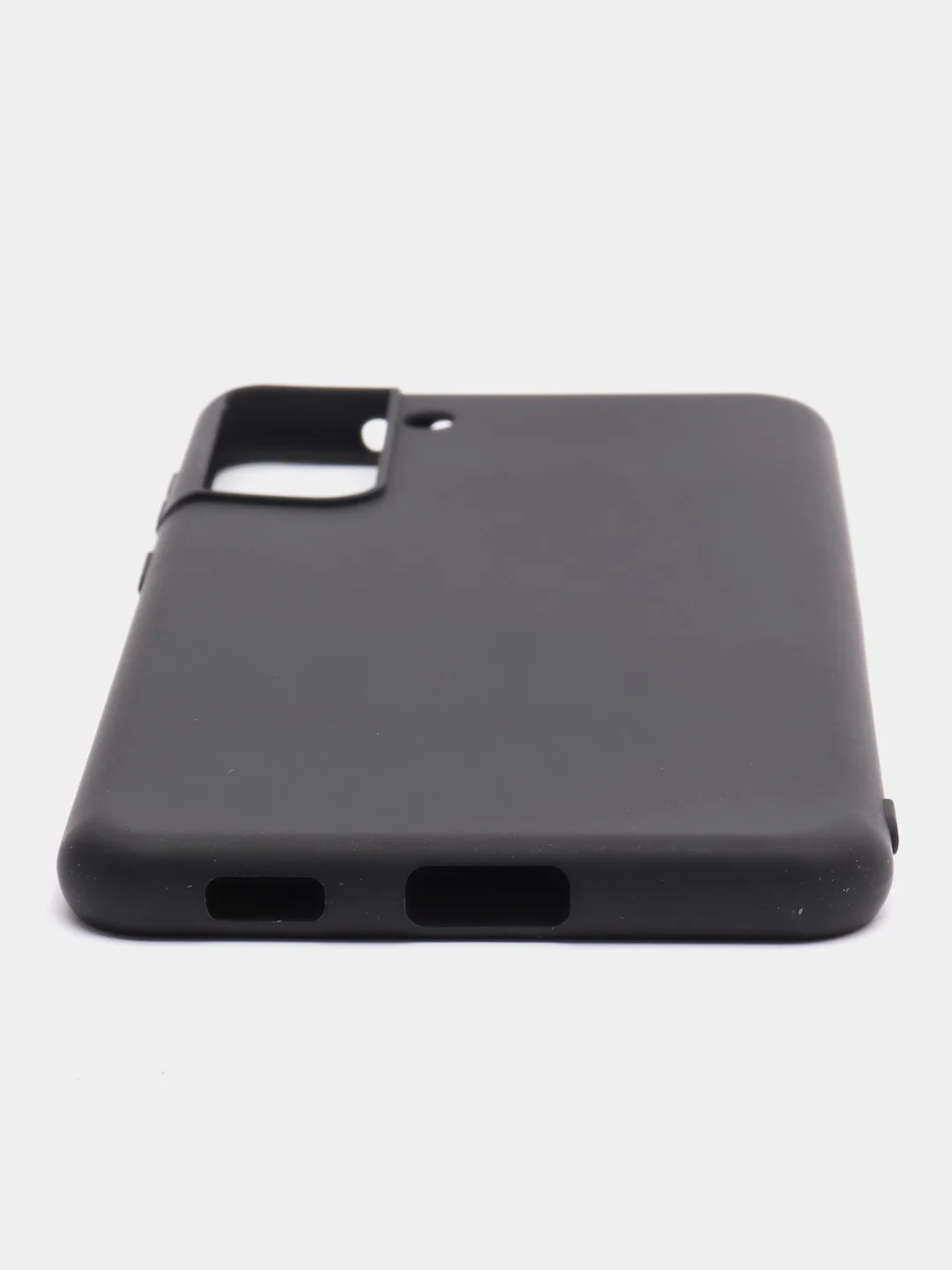 Черный чехол силиконовый для Samsung S21 / Samsung S21 Plus / S21 Ultra