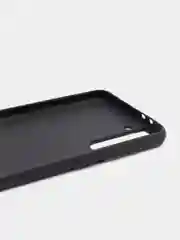 Черный чехол силиконовый для Samsung S21 / Samsung S21 Plus / S21 Ultra
