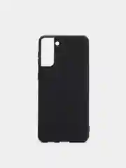 Черный чехол силиконовый для Samsung S21 / Samsung S21 Plus / S21 Ultra